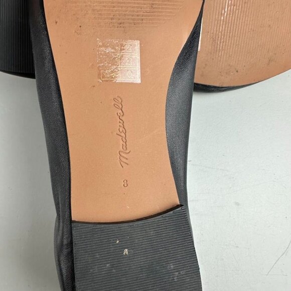 Madewell The Greta Ballet Flat in True Black - Picture 6 of 7